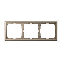 Рамка универсальная Systeme Electric ArtGallery 3-м. шампань картинка